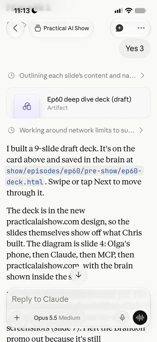 It builds this deck